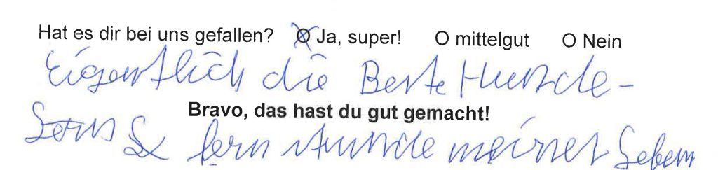 Fragebogen Ferienspiel kurz