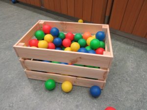 Das Bällchenbad ist bereit für den Einsatz!